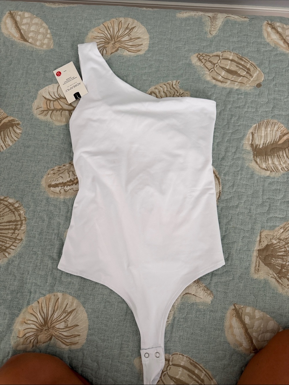 NWT One-Shoulder White Bodysuit